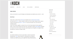 Desktop Screenshot of karlkoch.de